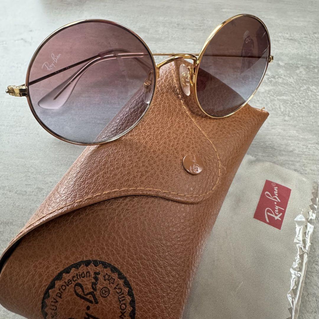 Ray Ban ラウンドフレーム サングラス