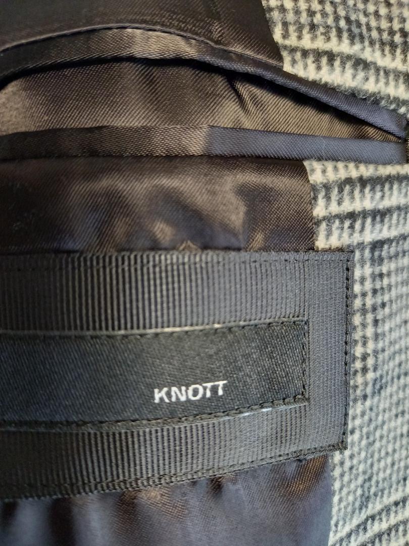 専用　トゥモローランド　KNOTT　ノーカラー　グレンチェック　ジャケット