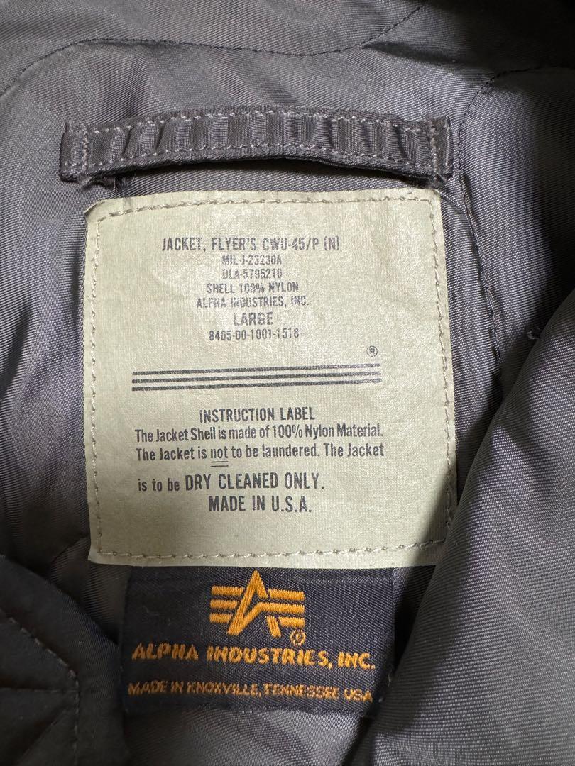 ALPHA INDUSTRIES CWU-45/P (N) ジャケット L