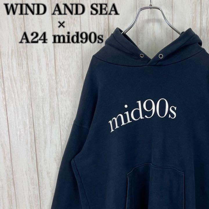 【激レア】WIND AND SEA × A24 mid90s コラボ パーカー