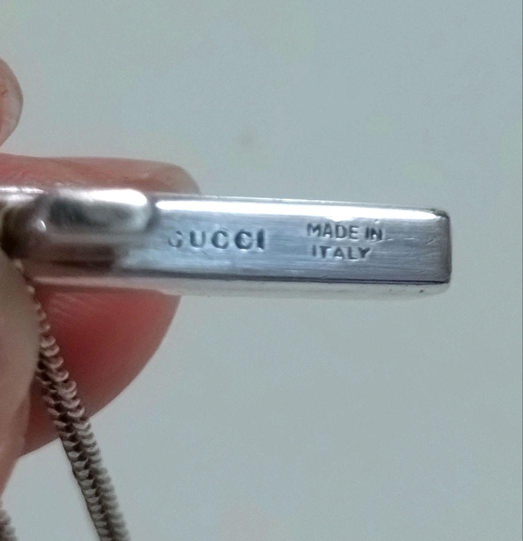 GUCCI シルバー クロス ネックレス