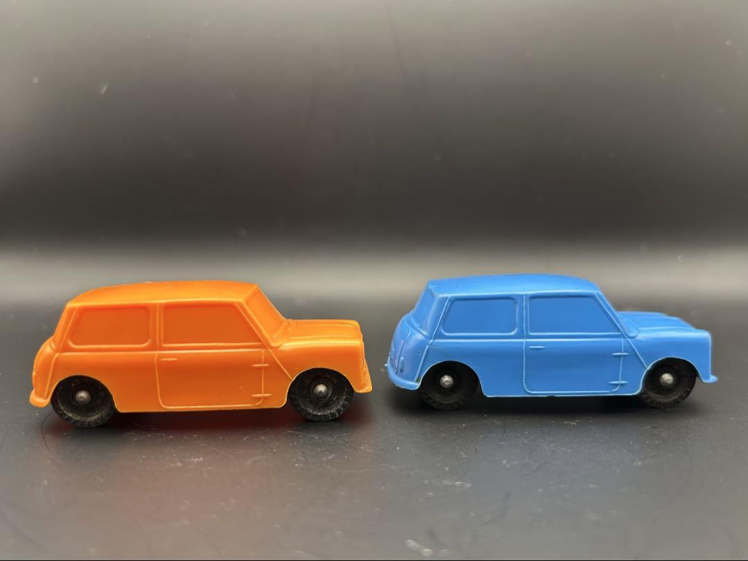 GALANITE スエーデン製　ガラニテ　ソフビ製　ミニクーパー　4台　ミニカー