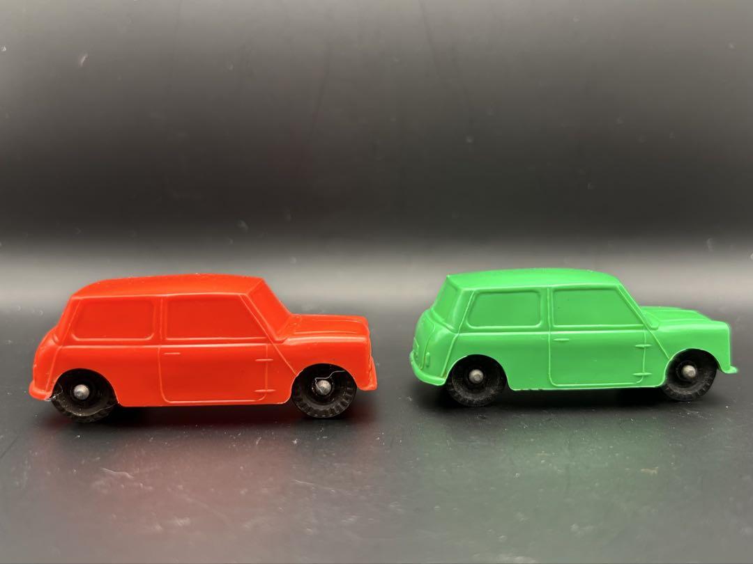 GALANITE スエーデン製　ガラニテ　ソフビ製　ミニクーパー　4台　ミニカー