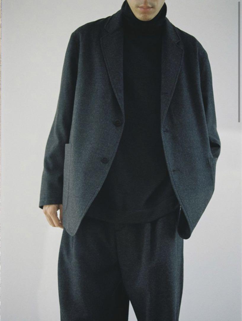 【LIDNM】WOOL MILLED IVY JACKET Sサイズ WOOL MILLED IVY JACKET S