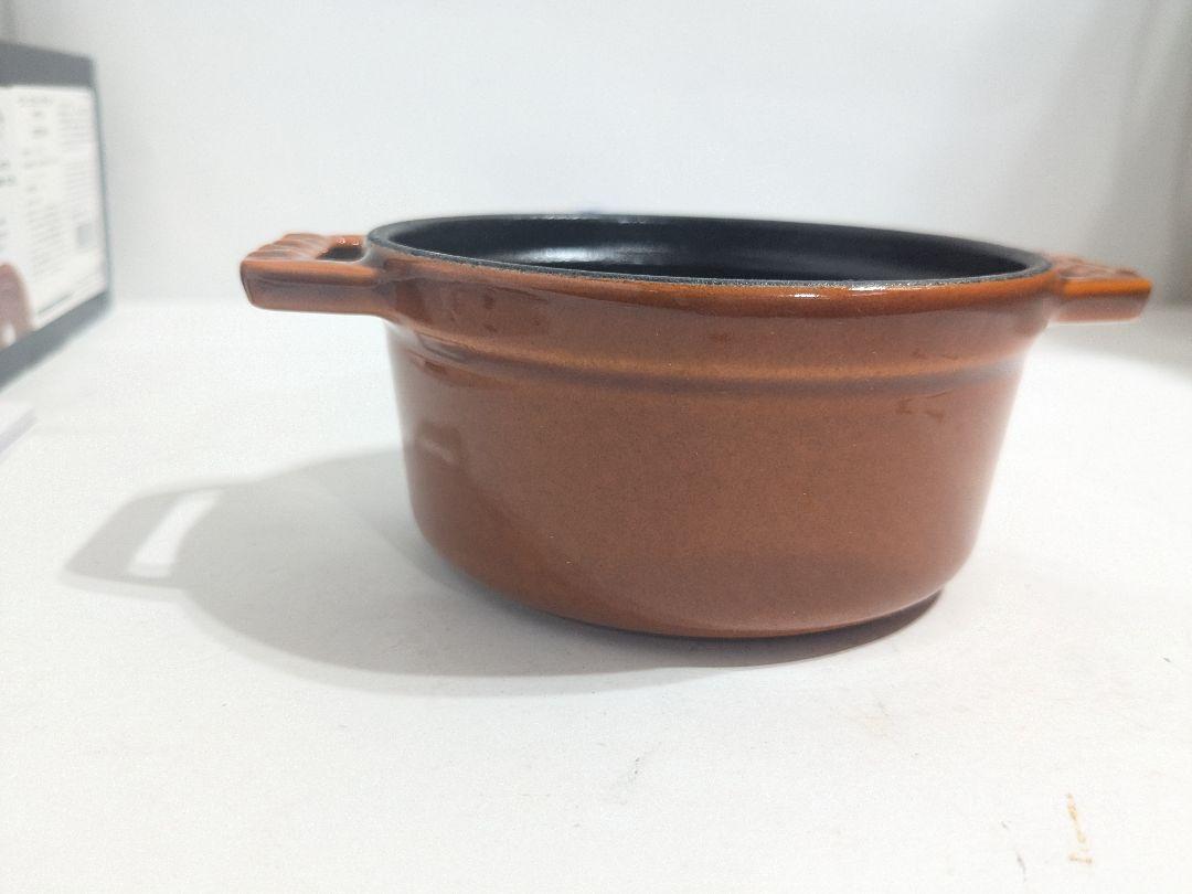 Staub ココット・ロンド　シナモン　10cm