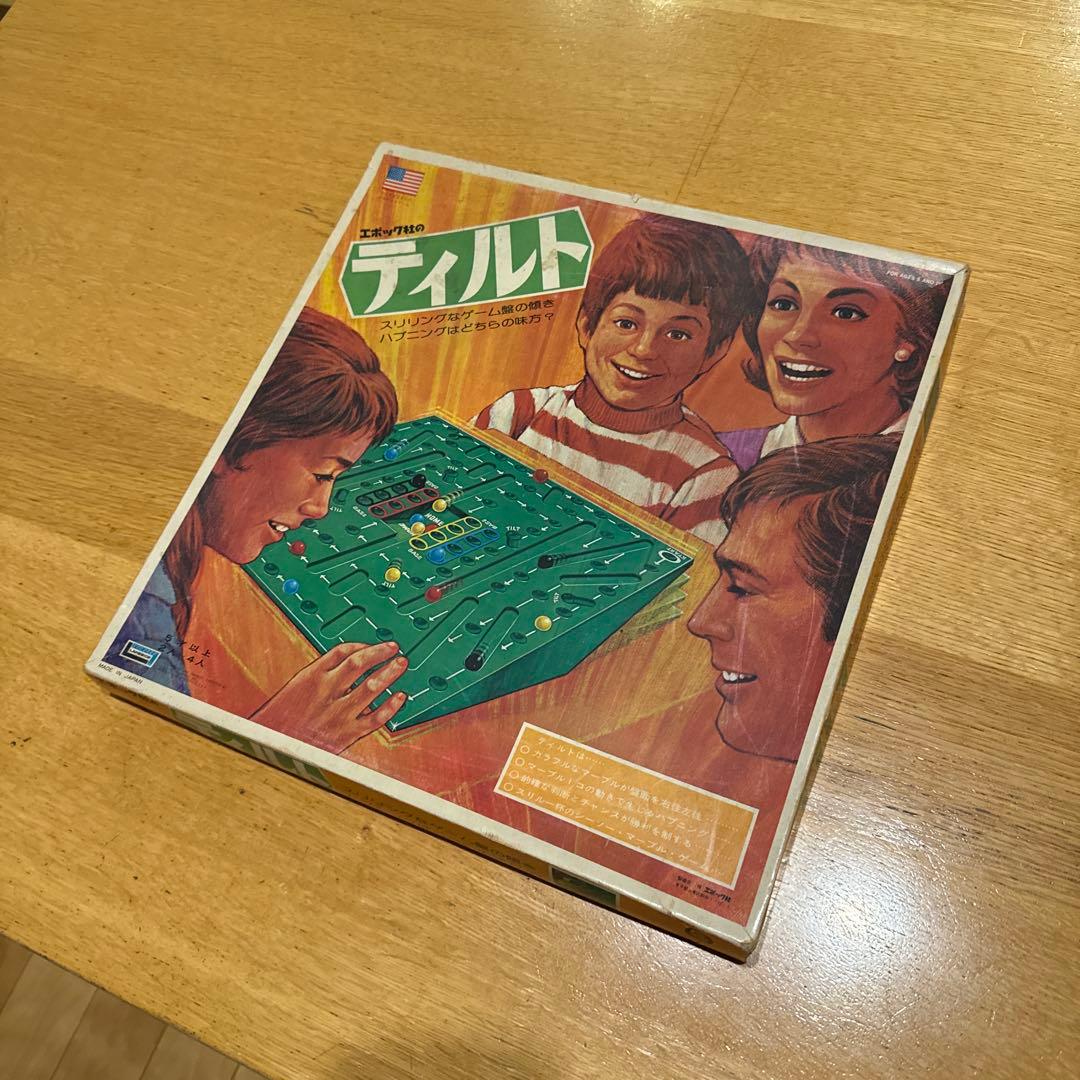 エポック社 ティルト ボードゲーム 昭和レトロゲーム傷や汚れあり