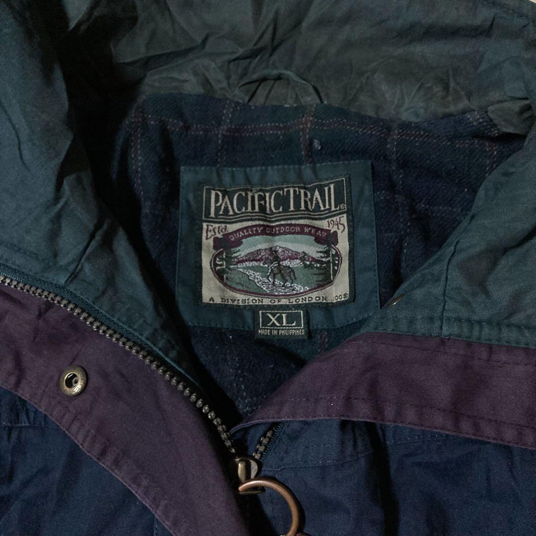 【良好品】 90s PACIFICTRAIL フーディUK ショートブルゾン スイングトップ ジャケット・アウター