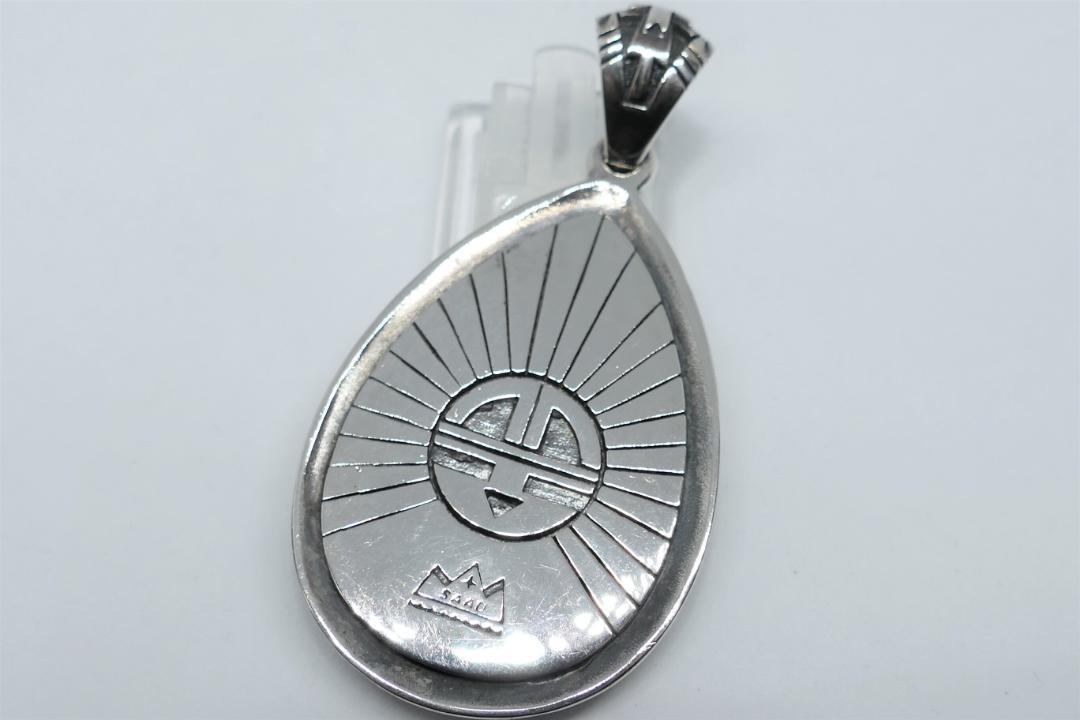 美品　SAAD　ワイルドホース　ドロップ　ペンダント　ネックレス　サード