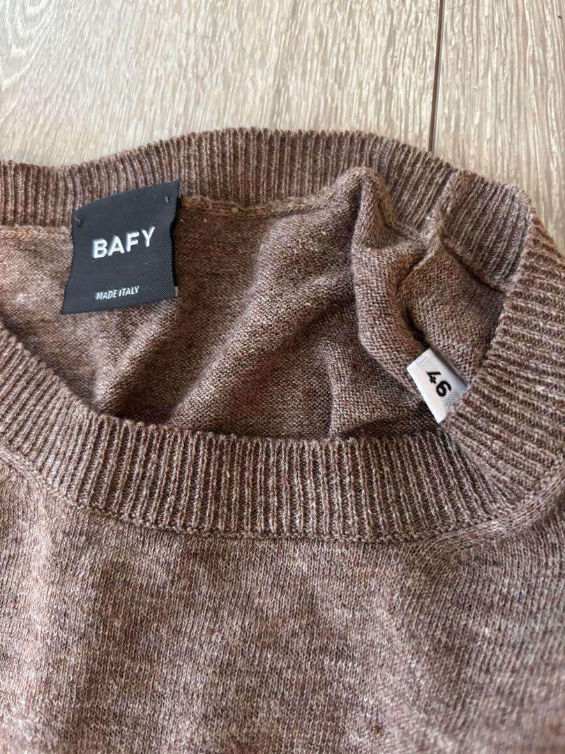 BAFY リネンコットンニットTシャツ BAFY リネンコットン 半袖ニットTシャツ 46 - メルカリ