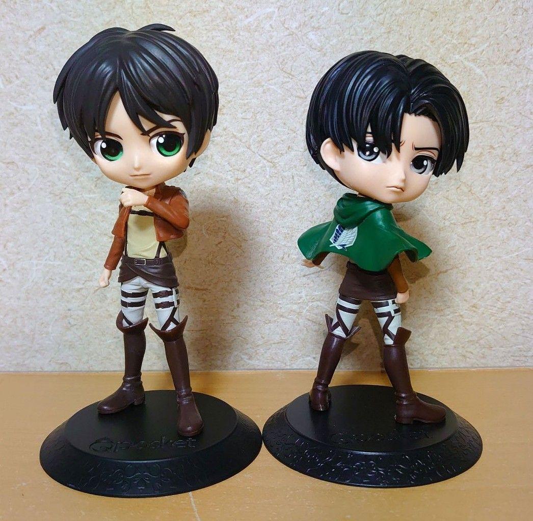 BANDAI - 進撃の巨人 Qposket フィギュア エレン リヴァイ A B 12体セット 進撃の巨人Qposket vol.2 リヴァイ・エレン 4体セット - メルカリ