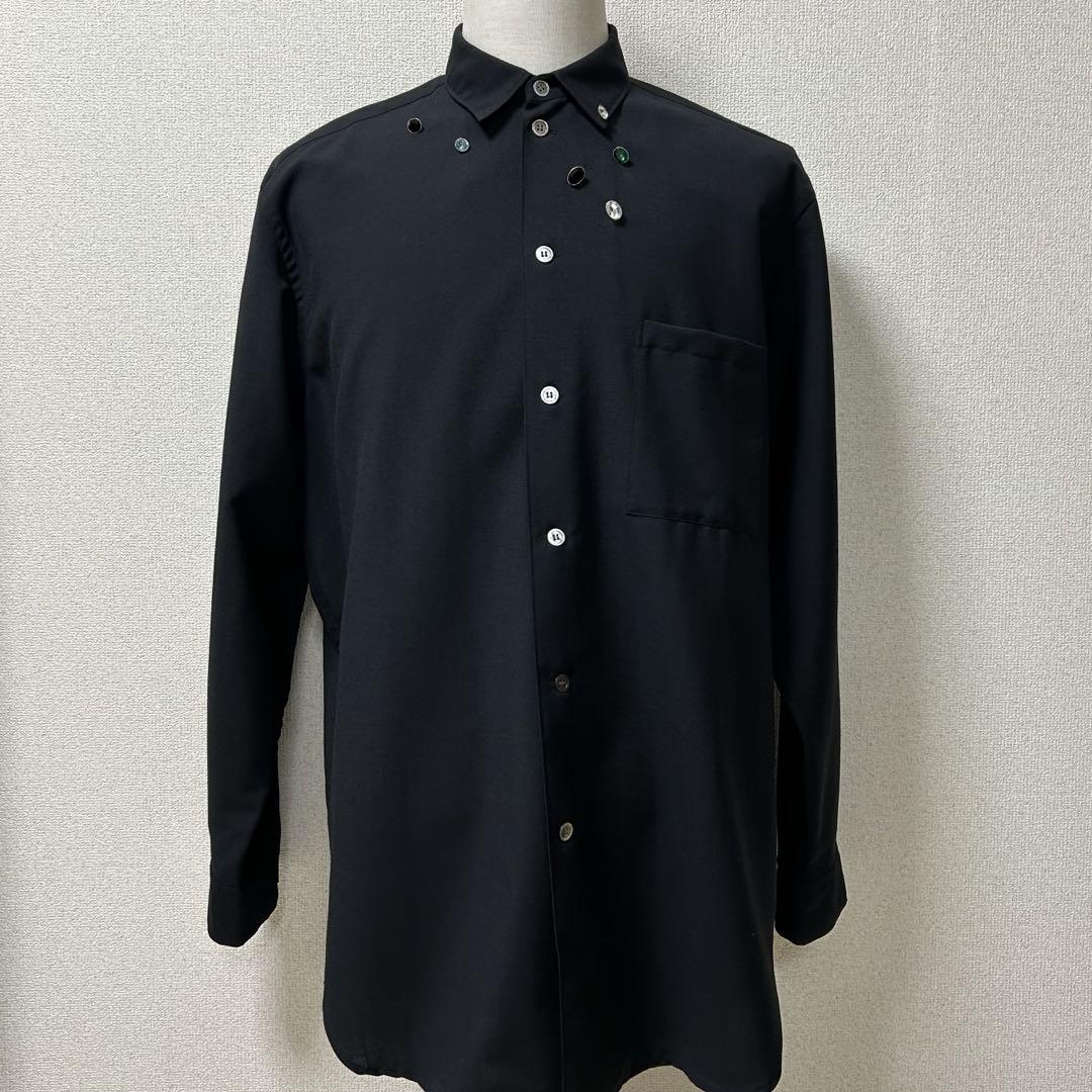 Yohji Yamamoto POUR HOMME 1980sウールギャバシャツ