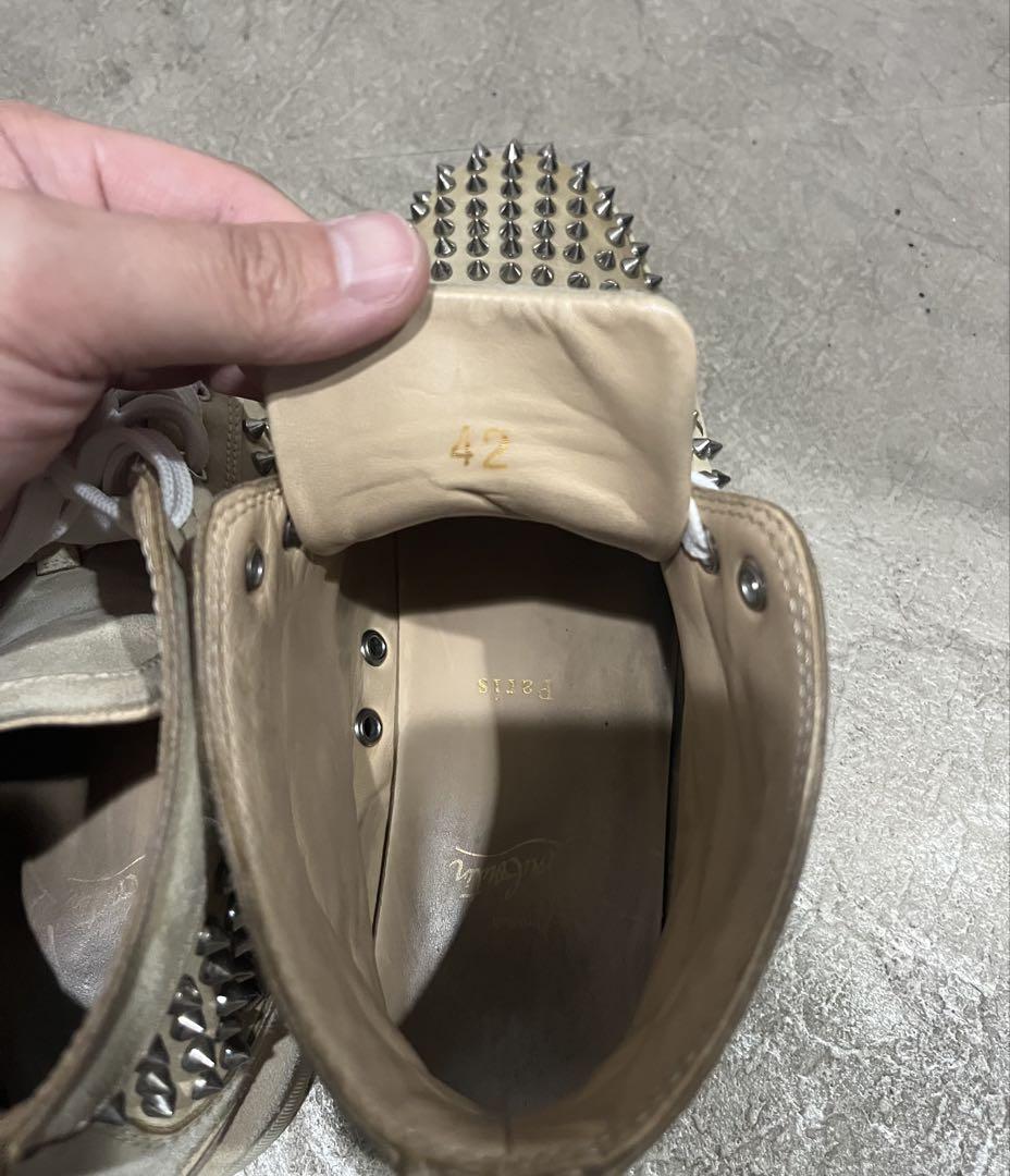 Christian Louboutin ルブタン ハイカット スニーカー 42