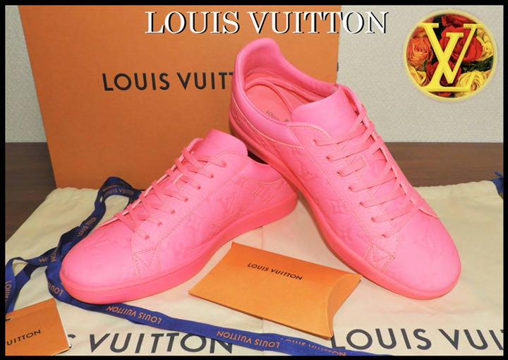 LOUIS VUITTON モノグラムスニーカー ルイヴィトン ピンク メンズ7