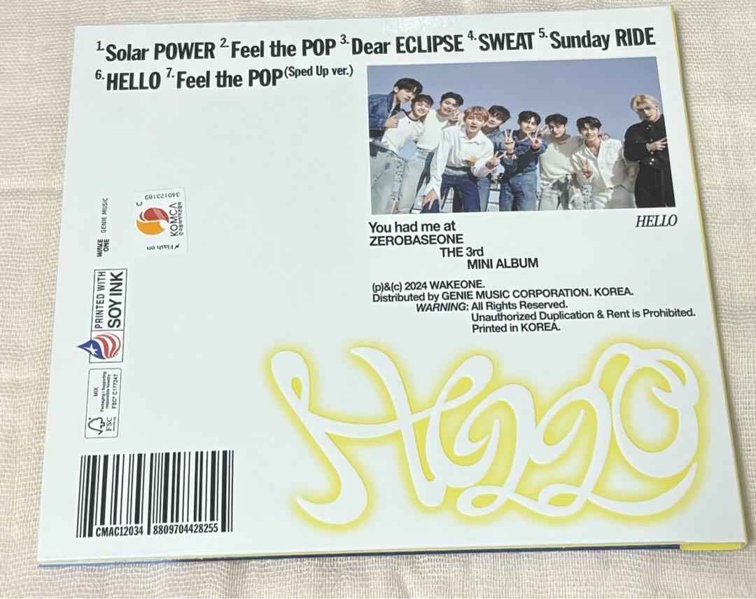 ZB1 リッキー MELTING POINT YOU HAD AT HELLO