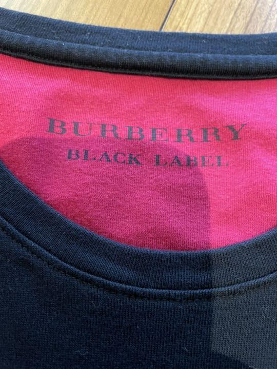 美品☆BURBERRYBLACK LABELロンT