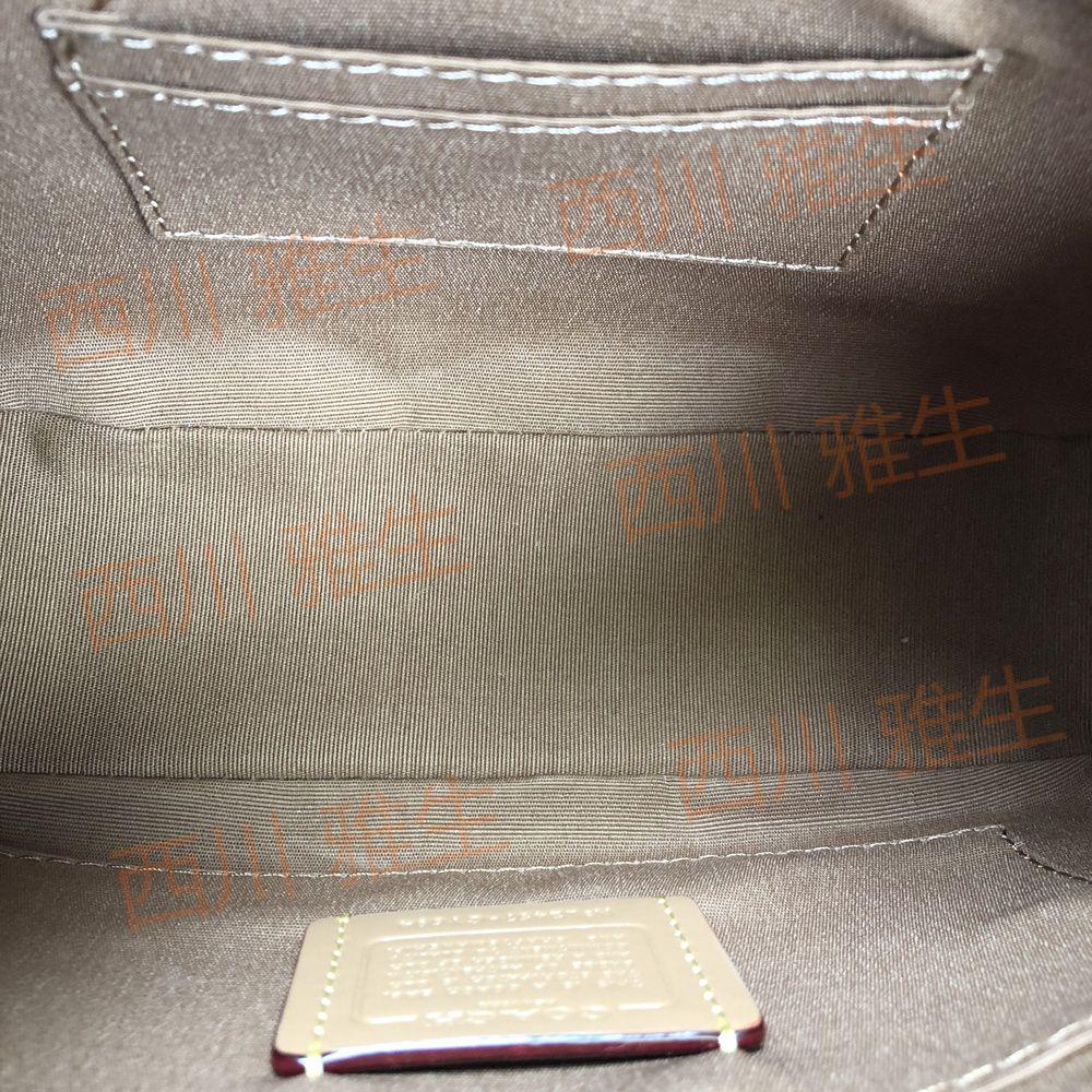 COACH チェリー柄ショルダーバッグ