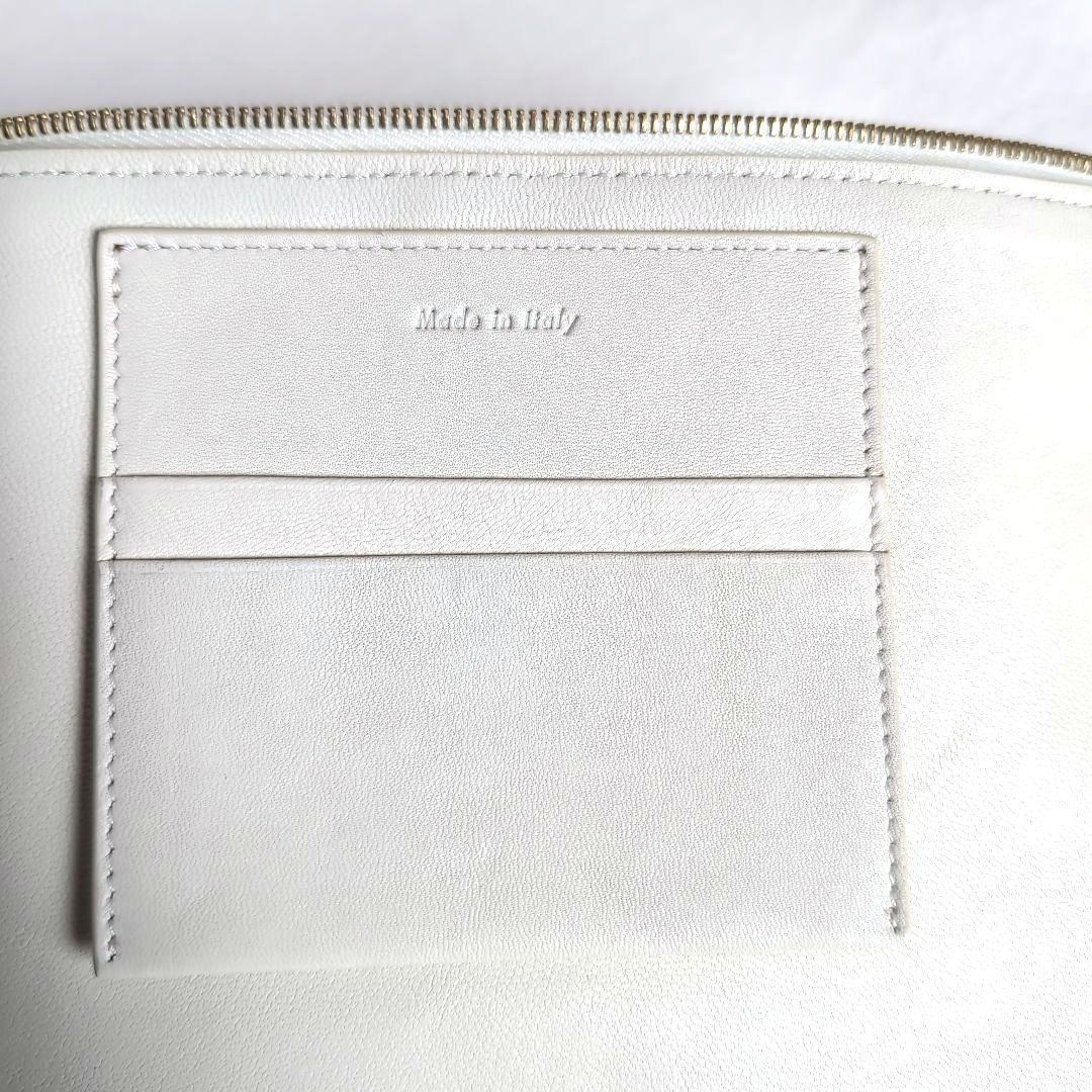 美品】CELINE セリーヌ クラッチバッグ ポーチ レザー バイカラー