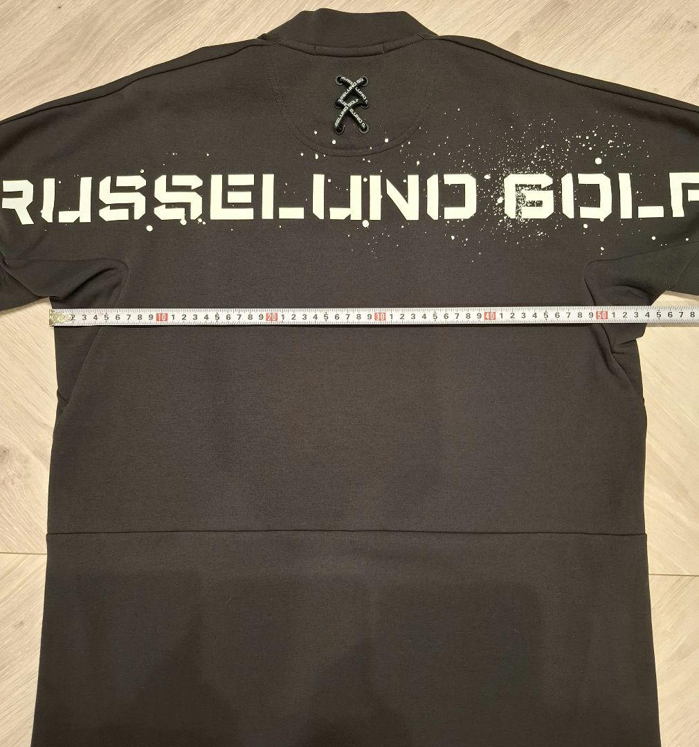 Russeluno 　ブラック 　モックネックシャツ　サイズ5