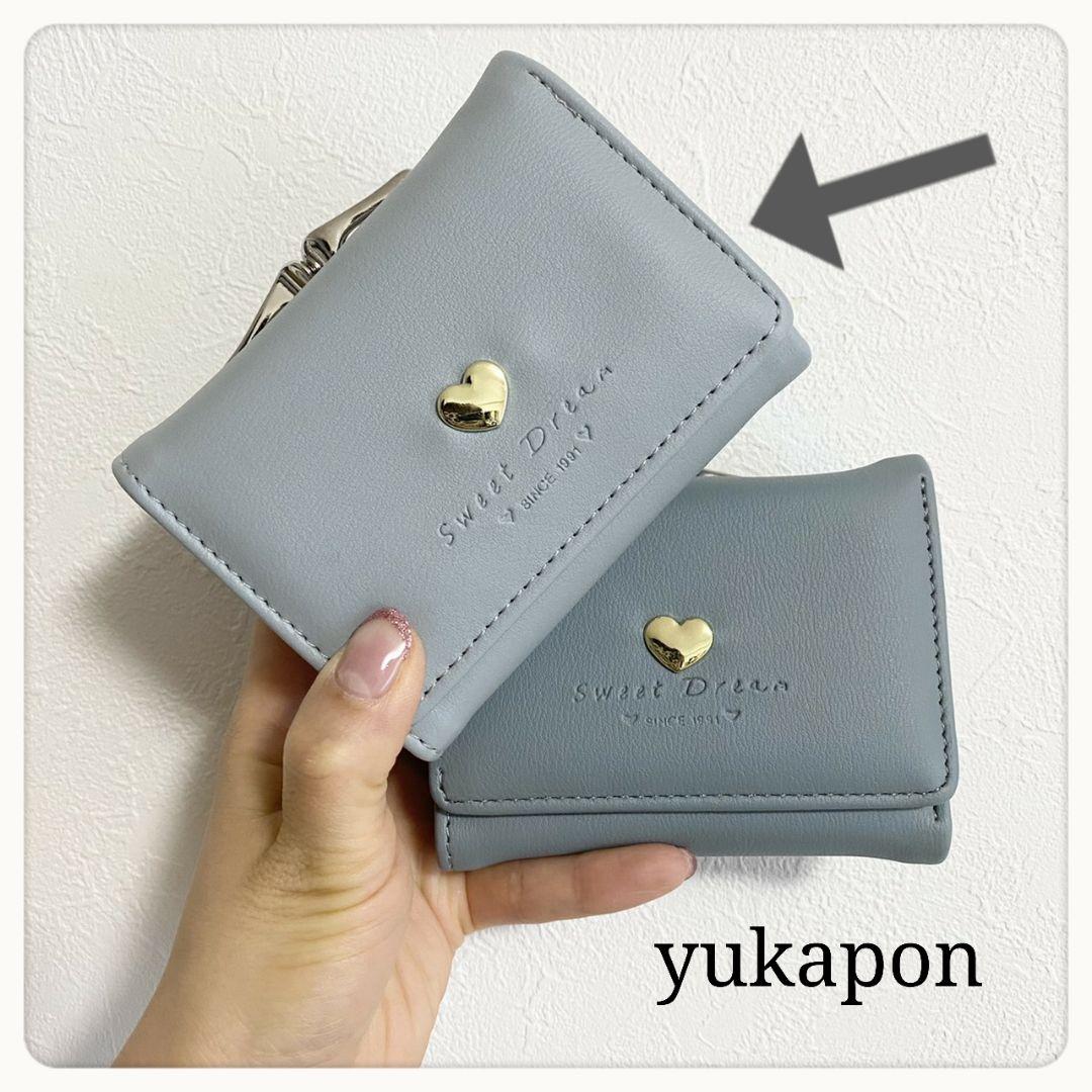 大人気♥【ライトブルー】三つ折財布 ミニウォレット コインケース がま口 新品 - メルカリ 大人気♥【ライトブルー】三つ折財布 ミニウォレット コインケース がま口 新品 - メルカリ