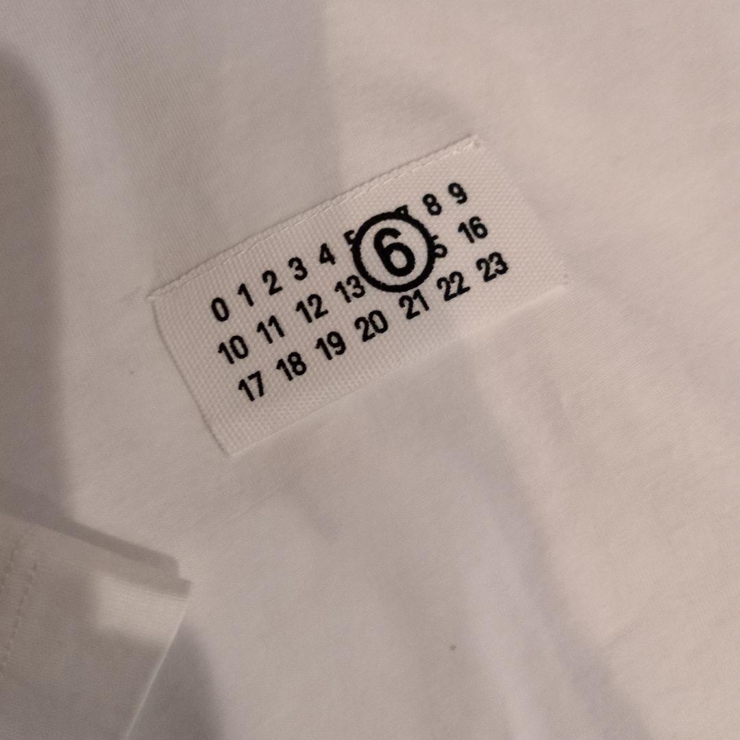 25新作！mm6Tシャツホワイト 半袖