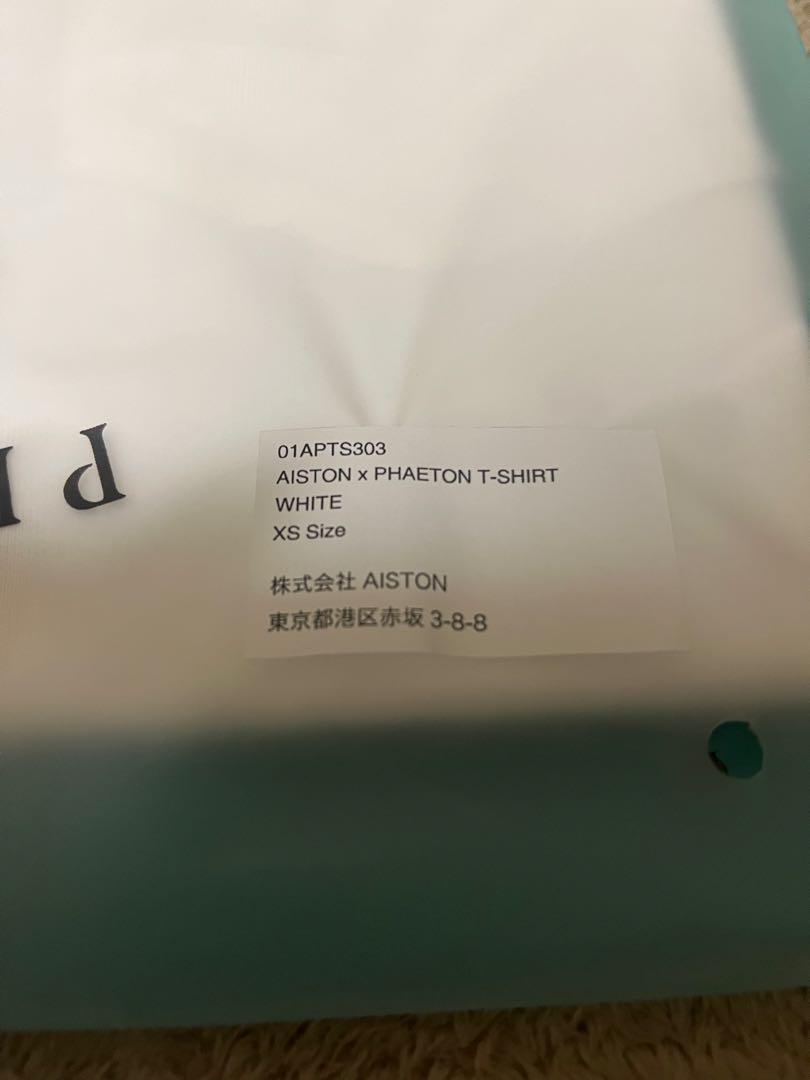 キムタク着　AISTON x PHAETON PHOTO Tシャツ WHITE