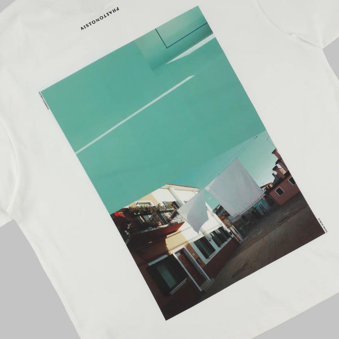 キムタク着　AISTON x PHAETON PHOTO Tシャツ WHITE