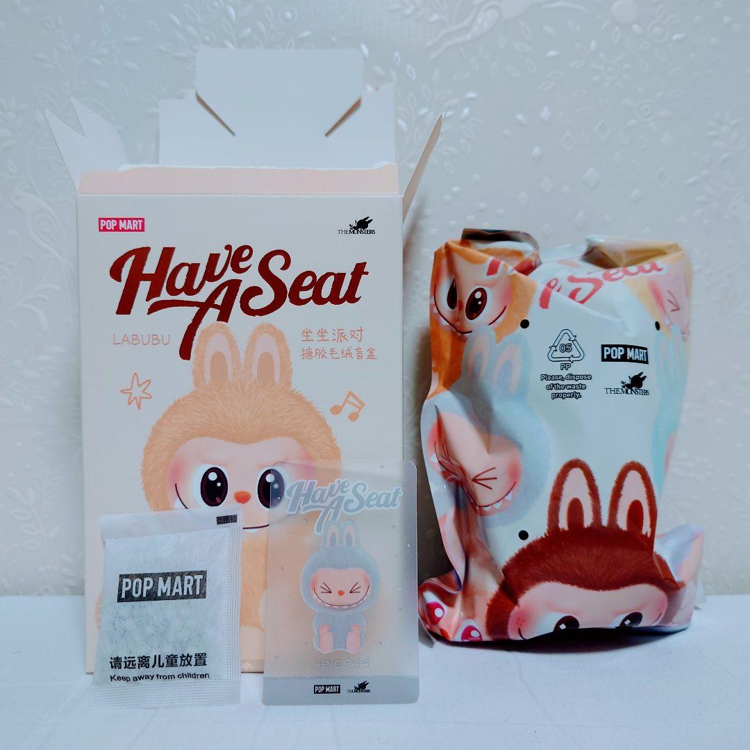 【HEHE】POPMART labubu Have A Seat ぬいぐるみ