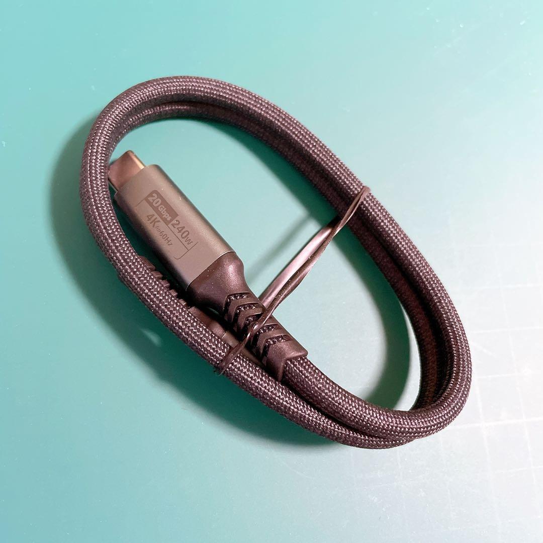 SUNGUY USB Type C ケーブル 0.5M ブラック　黒