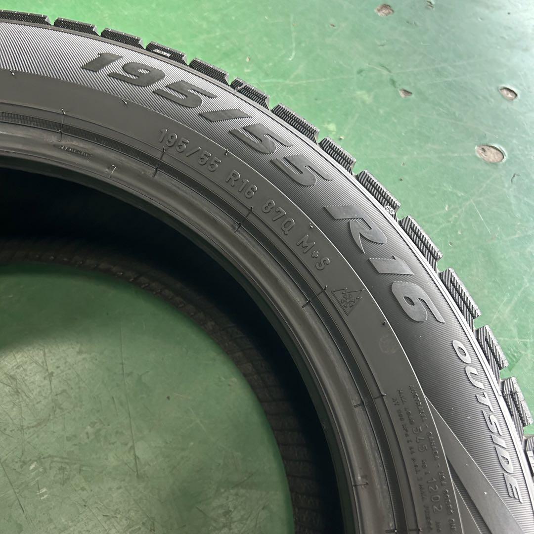 中古スタッドレス195/55R16 ピレリー4本セット