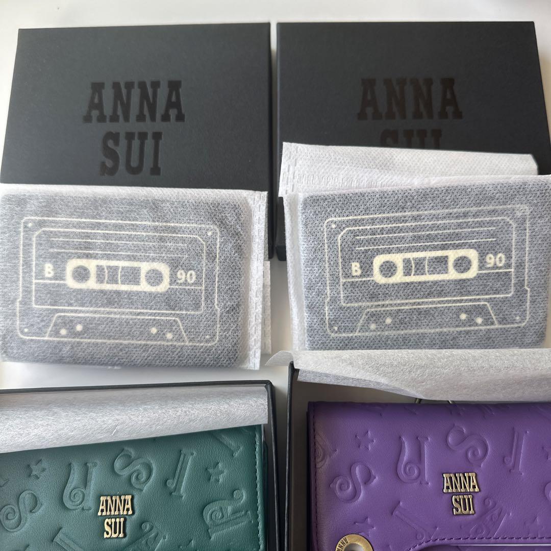 【新品】2点ペア販売　アナスイディズニー DISCO! がま口 財布