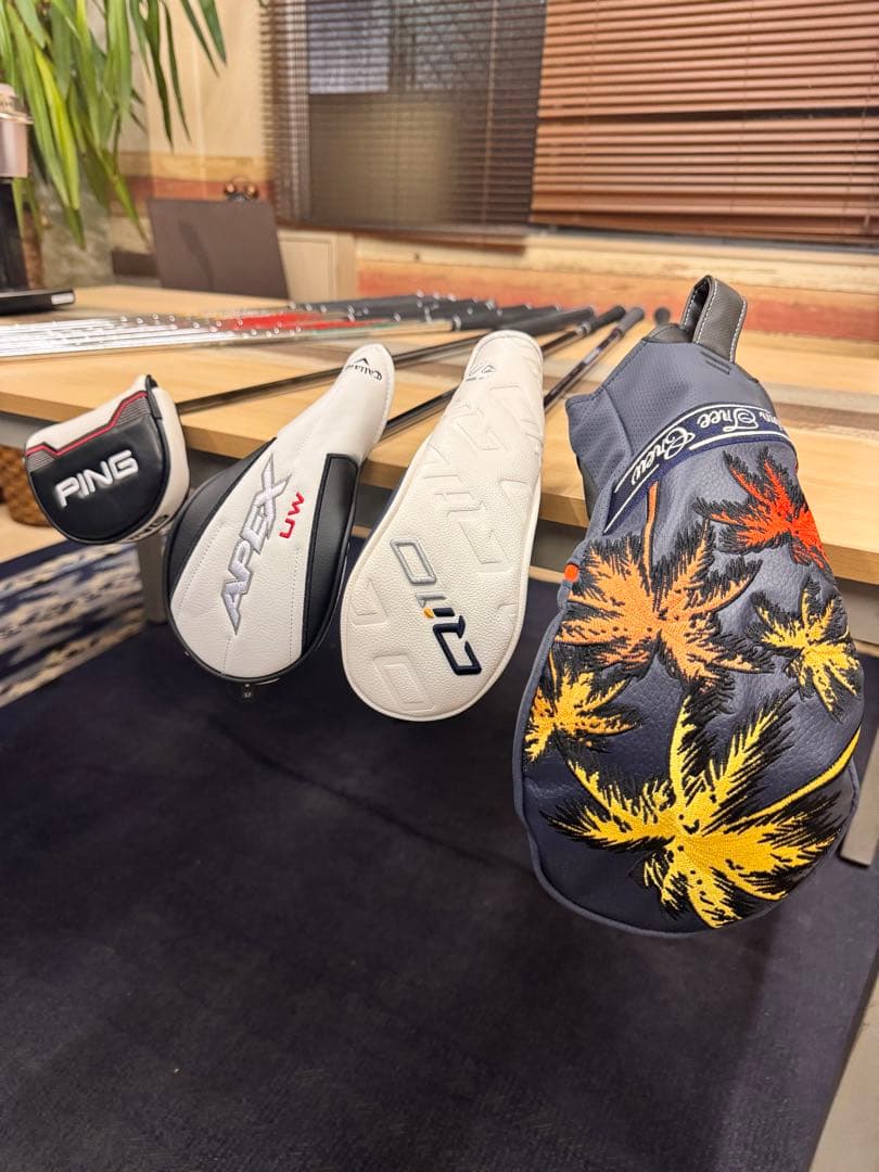 ゴルフクラブフルセット　メンズ　未ラウンド　ゴルフバッグセット　パームツリー