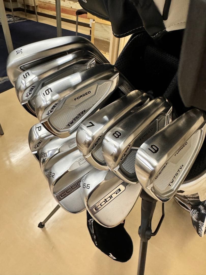 ゴルフクラブフルセット　メンズ　未ラウンド　ゴルフバッグセット　パームツリー