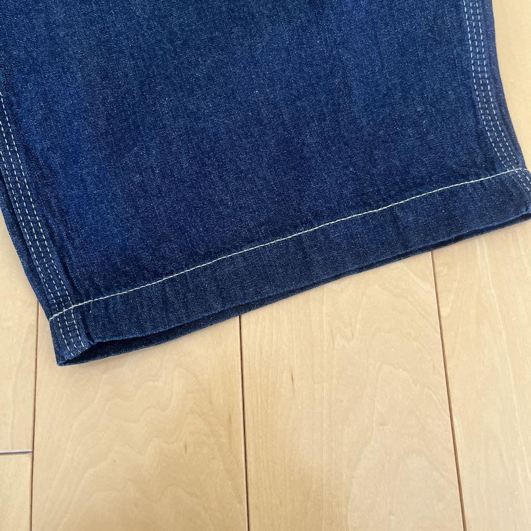 かぐれ　コットンリネンデニムペインターパンツ