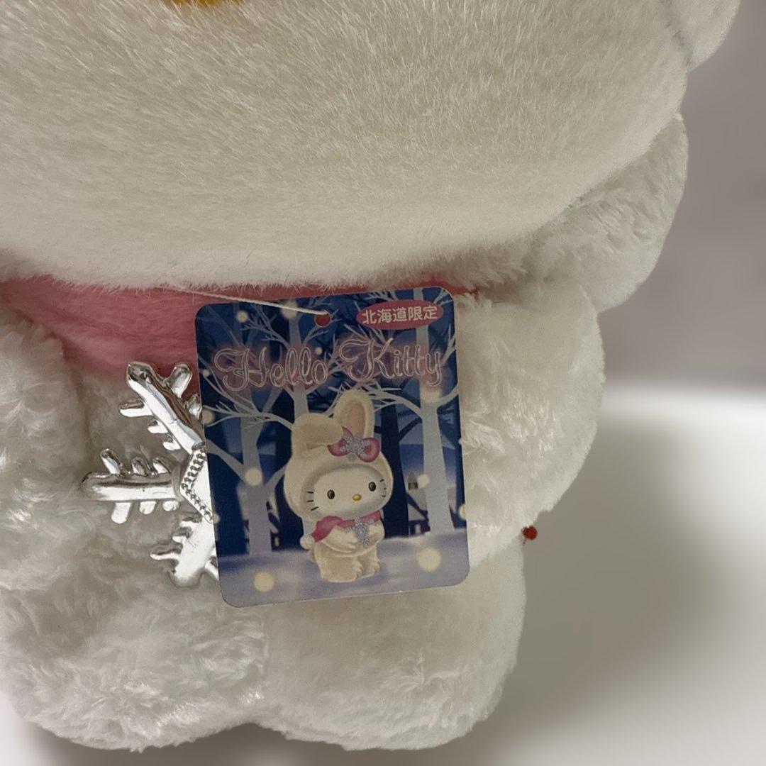 サンリオ 北海道 限定 ハローキティ 雪うさぎ ぬいぐるみ - メルカリ