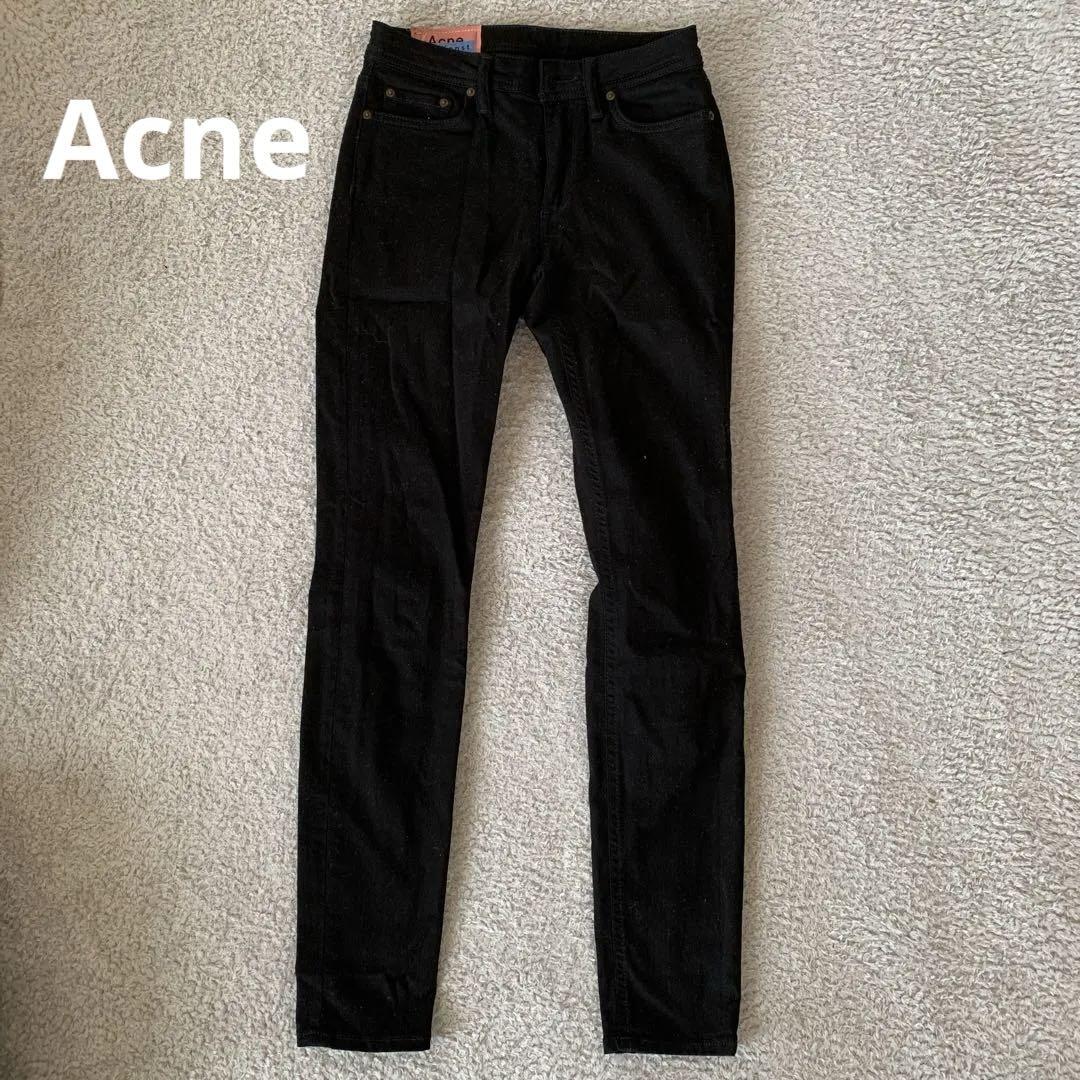Acne Studios ブラック スキニーデニム 26/32 4,750円