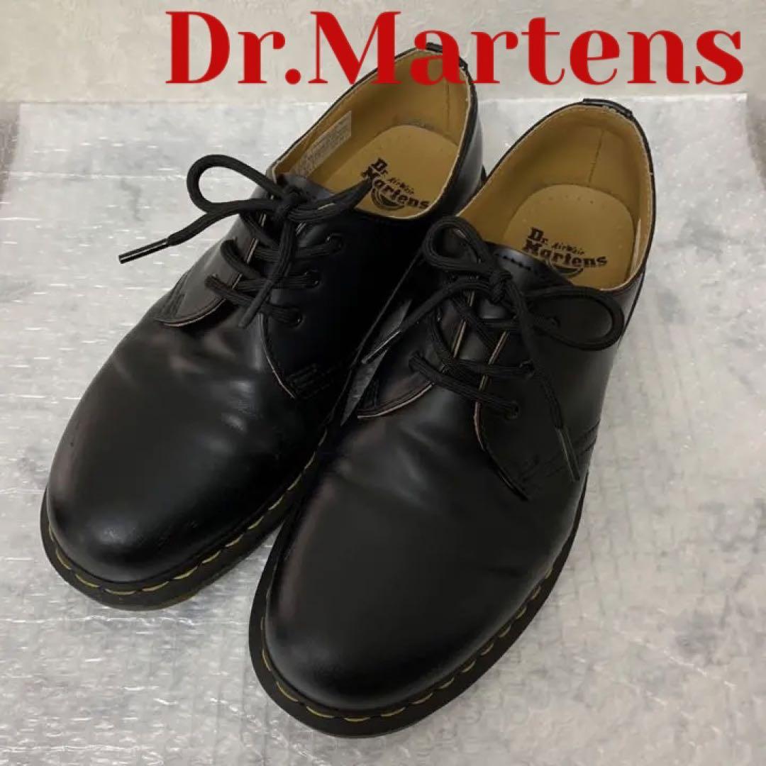 【匿名配送】 Dr.Martens ドクターマーチン 3ホール 革靴 ブラック
