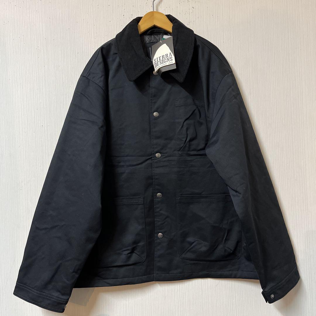 新品 SIERRA DESIGNS カバーオール サイズXL ブラック 中綿