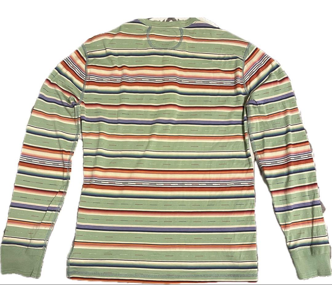RRL ヘンリーネックカットソー ネイティブ柄 S