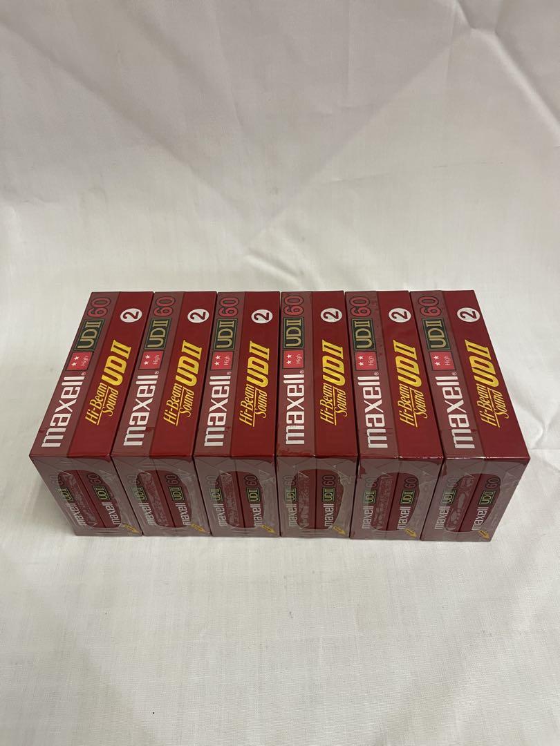 新品未使用⭐︎maxellマクセルUD2 60分 2パック×6個 カセット