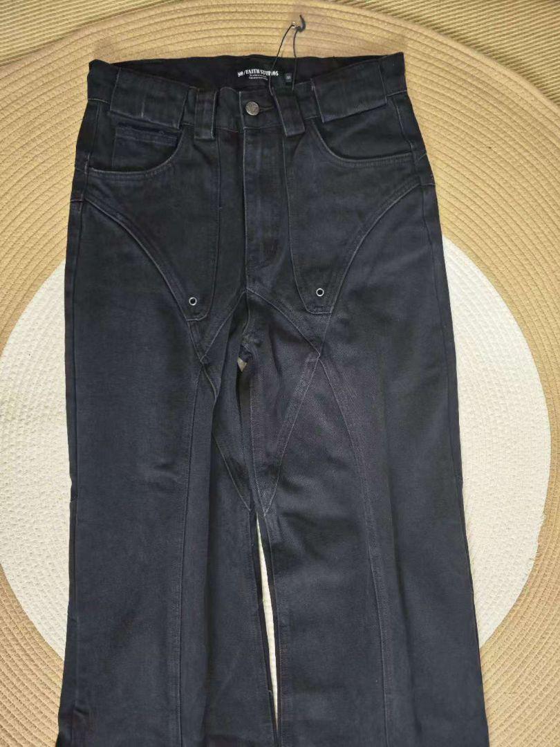 RAW DENIM JAPANESE LOOSE FIT BLACK – NO/FAITH STUDIOS