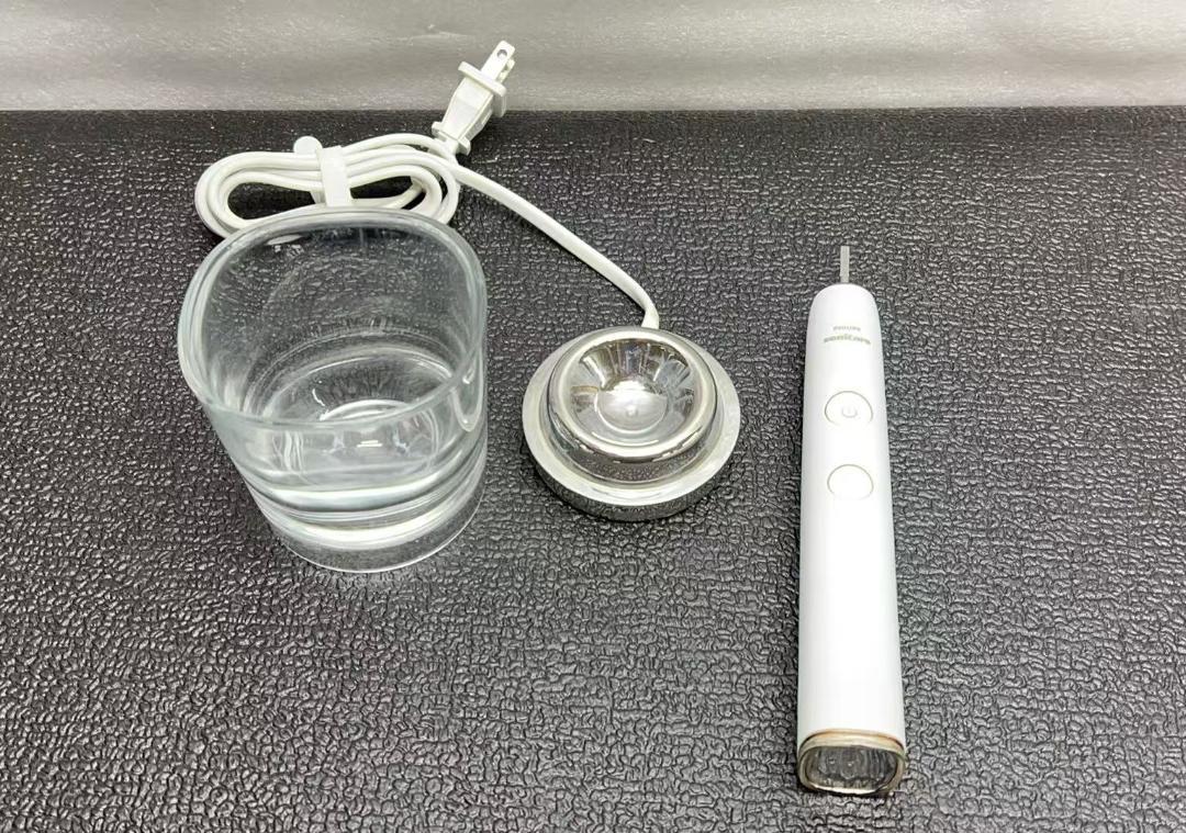 フィリップス 電動歯ブラシ HX993W 充電器用グラス付き
