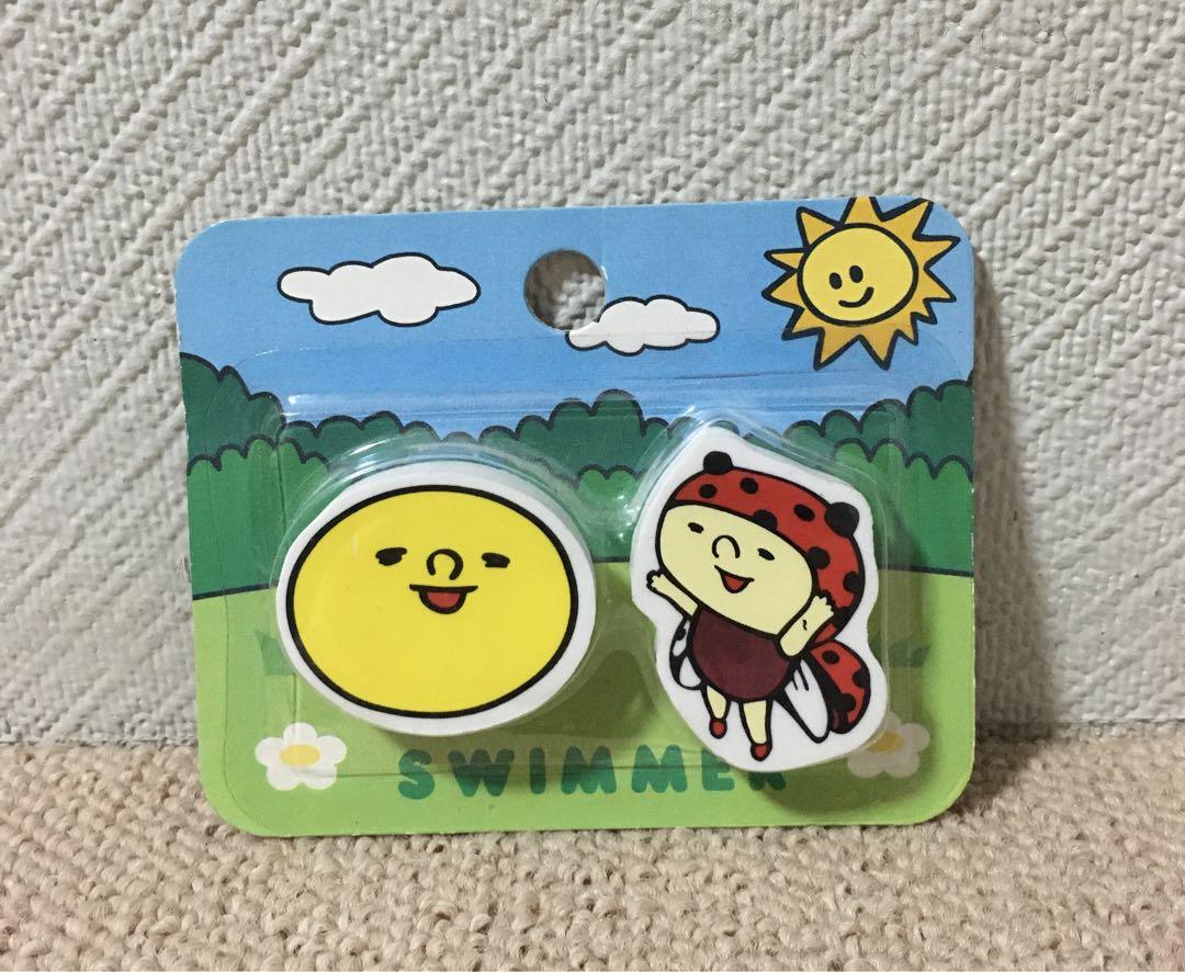 スイマーSWIMMER消しゴム原宿きゃりーニコルぺこりゅうあの