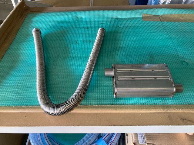 ステンレス製マフラー部品