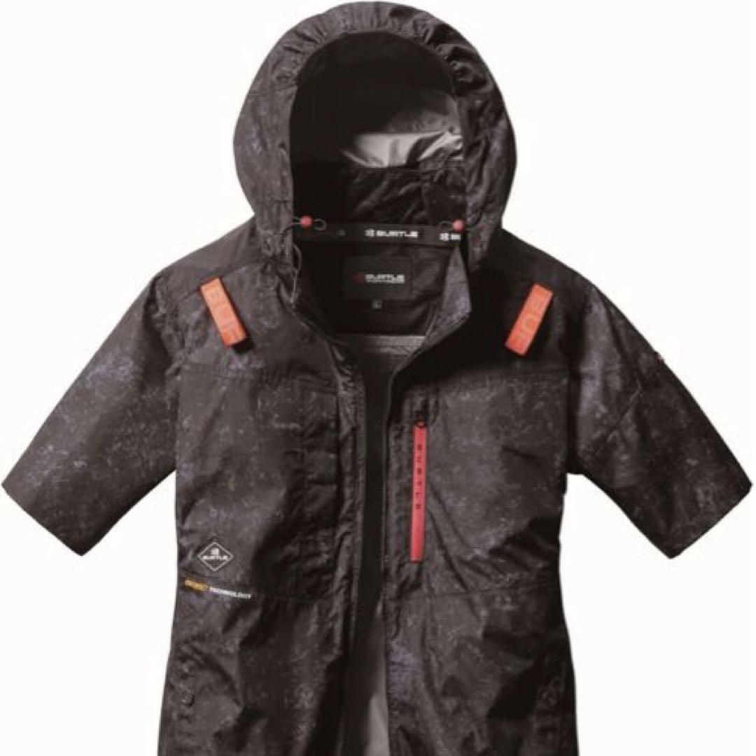 バートル2025年最新モデル⭐︎ハイバック半袖空調服　2086 Mストームブラック