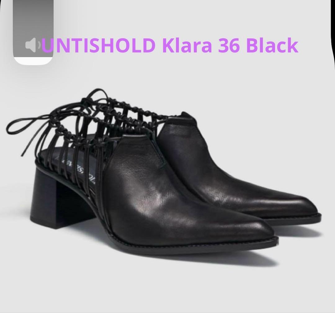 裏張り済み　【UNTISHOLD】 Klara 36 Black 裏張り済み 【UNTISHOLD】 Klara 36 Black - メルカリ