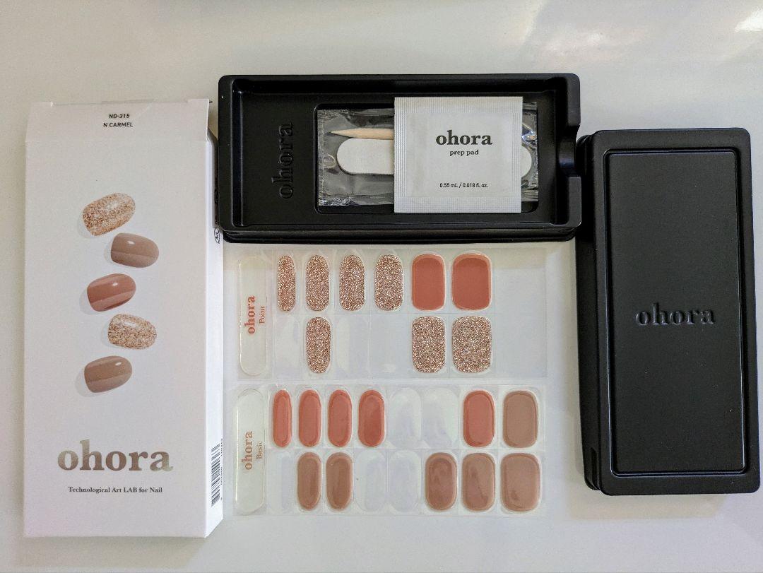 新品未使用 オホーラ ohora ジェルネイルシール ケアセット3点