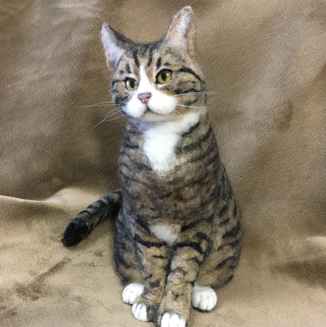 羊毛フェルト オーダー猫 momo様専用