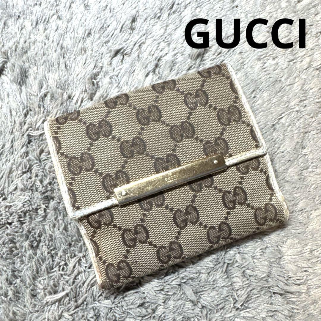GUCCI グッチ 二つ折り財布 GG ユニセックス