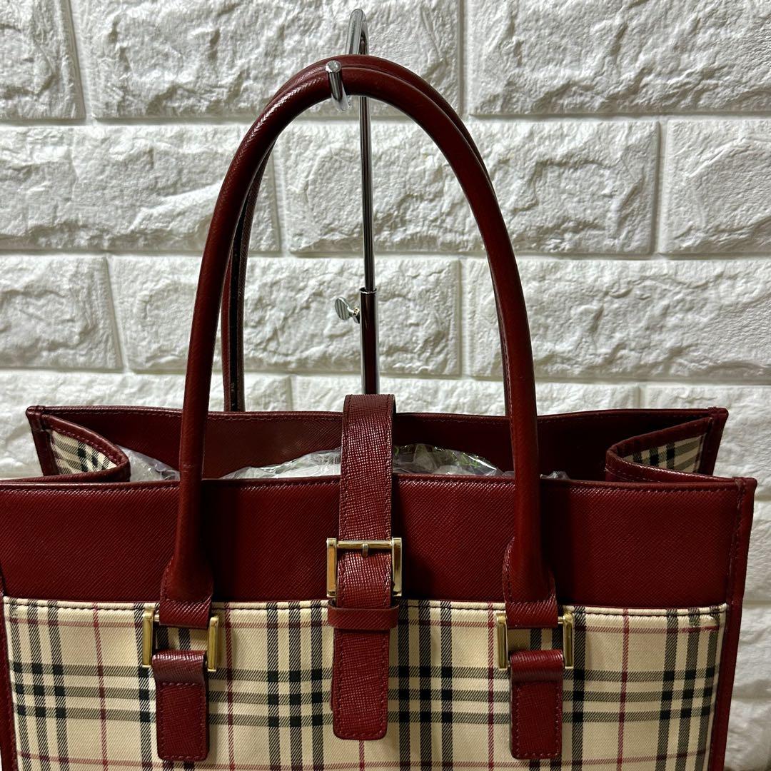 ♦︎♢気品漂う♢♦︎バーバリー トートバッグ ノバチェック