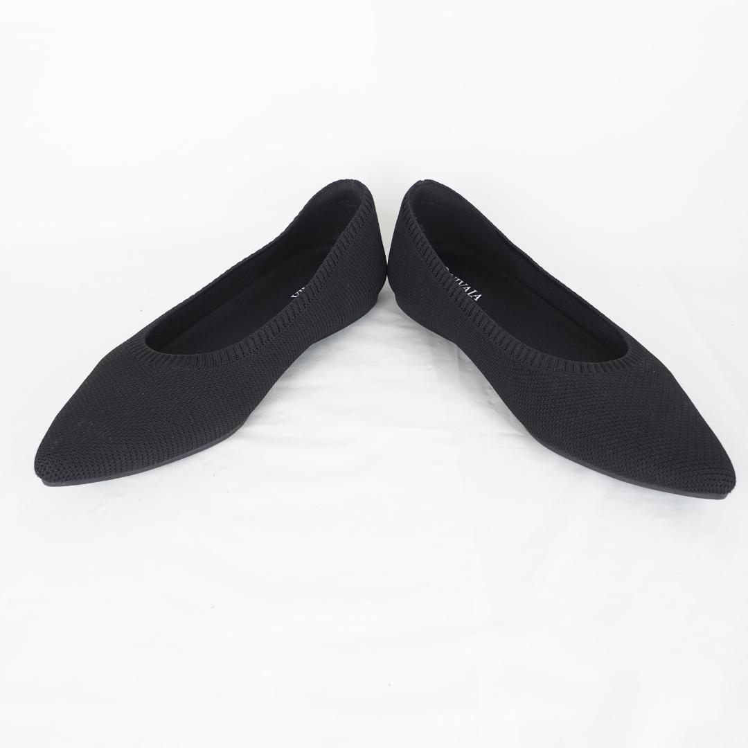 VIVAIA*ポインテッドトゥ*フラットシューズ*38-24cm*O2756
